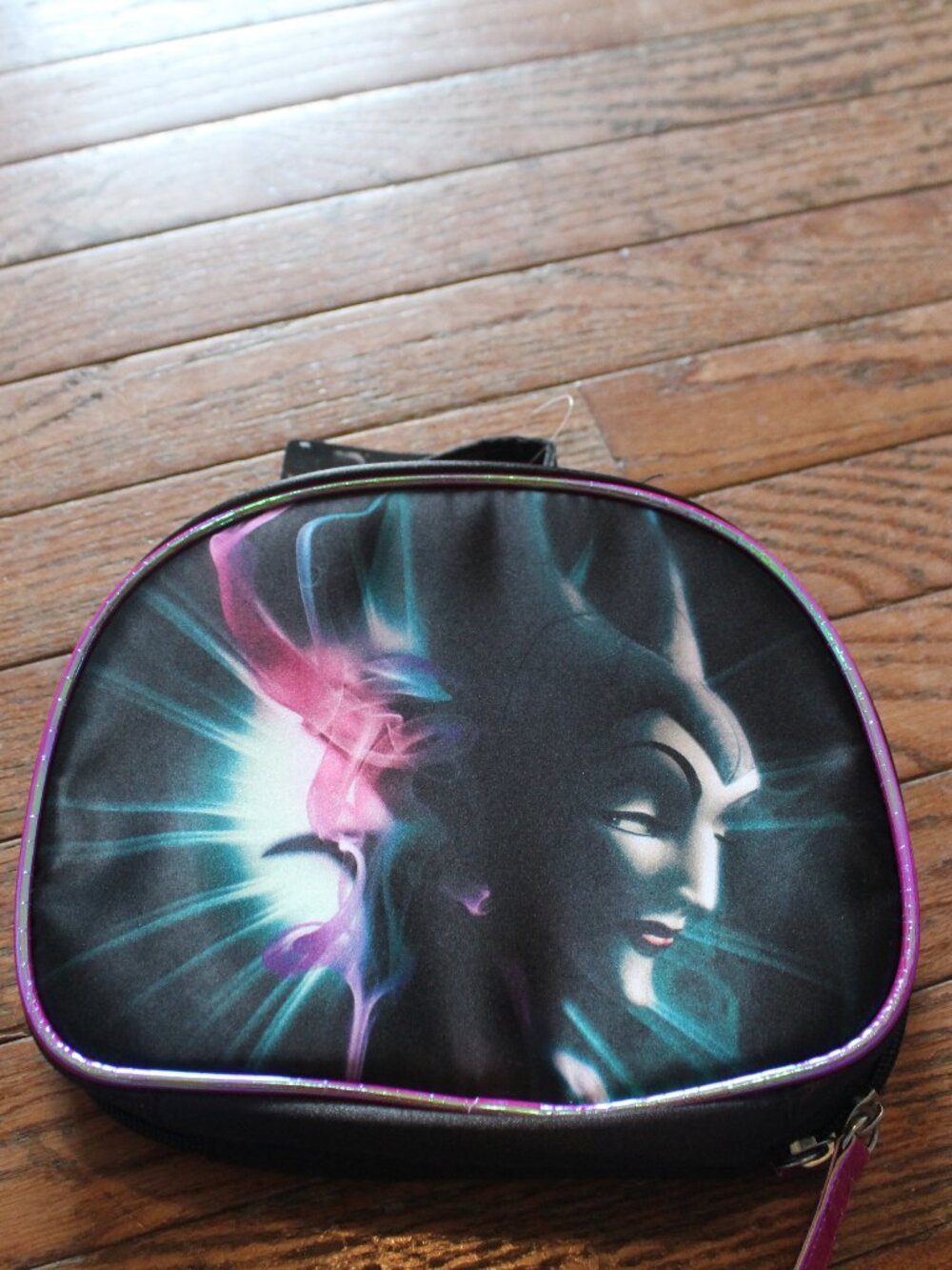 Soho Disney Good Vs. Evil Let the Drama Begin Bag Makeup Bag  with handle New